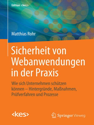 cover image of Sicherheit von Webanwendungen in der Praxis